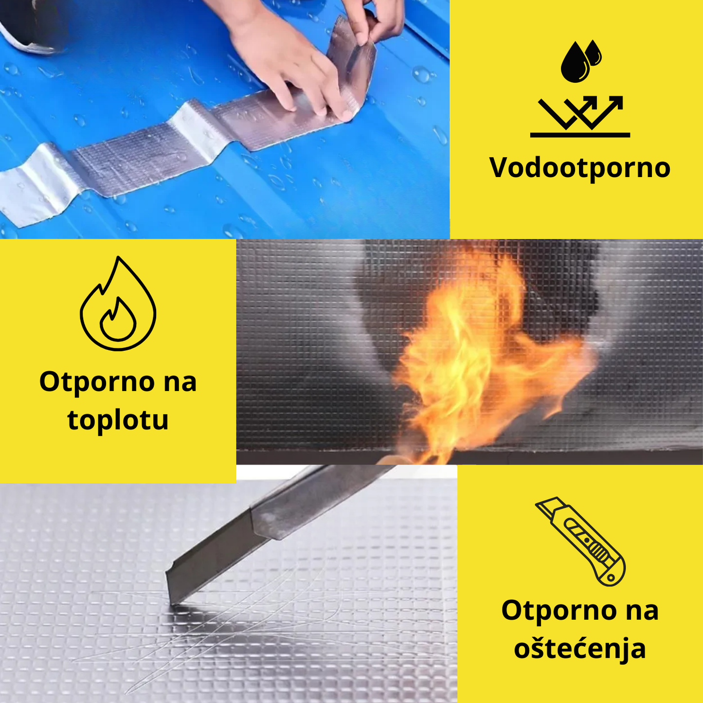 Butilska traka za zaptivanje pukotina - Ekstra jaka 5m