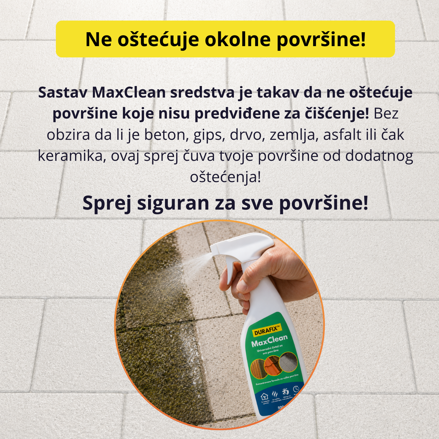 MaxClean - Sredstvo za čišćenje spoljašnjih površina - 1 + 1 Gratis