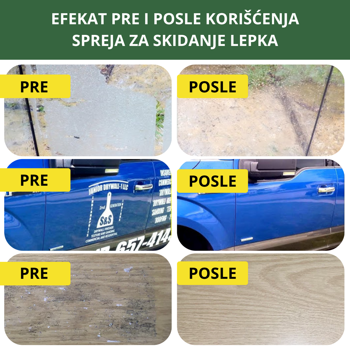 GlueRemove - Sprej za uklanjanje lepka i nalepnica (500ml+500ml)