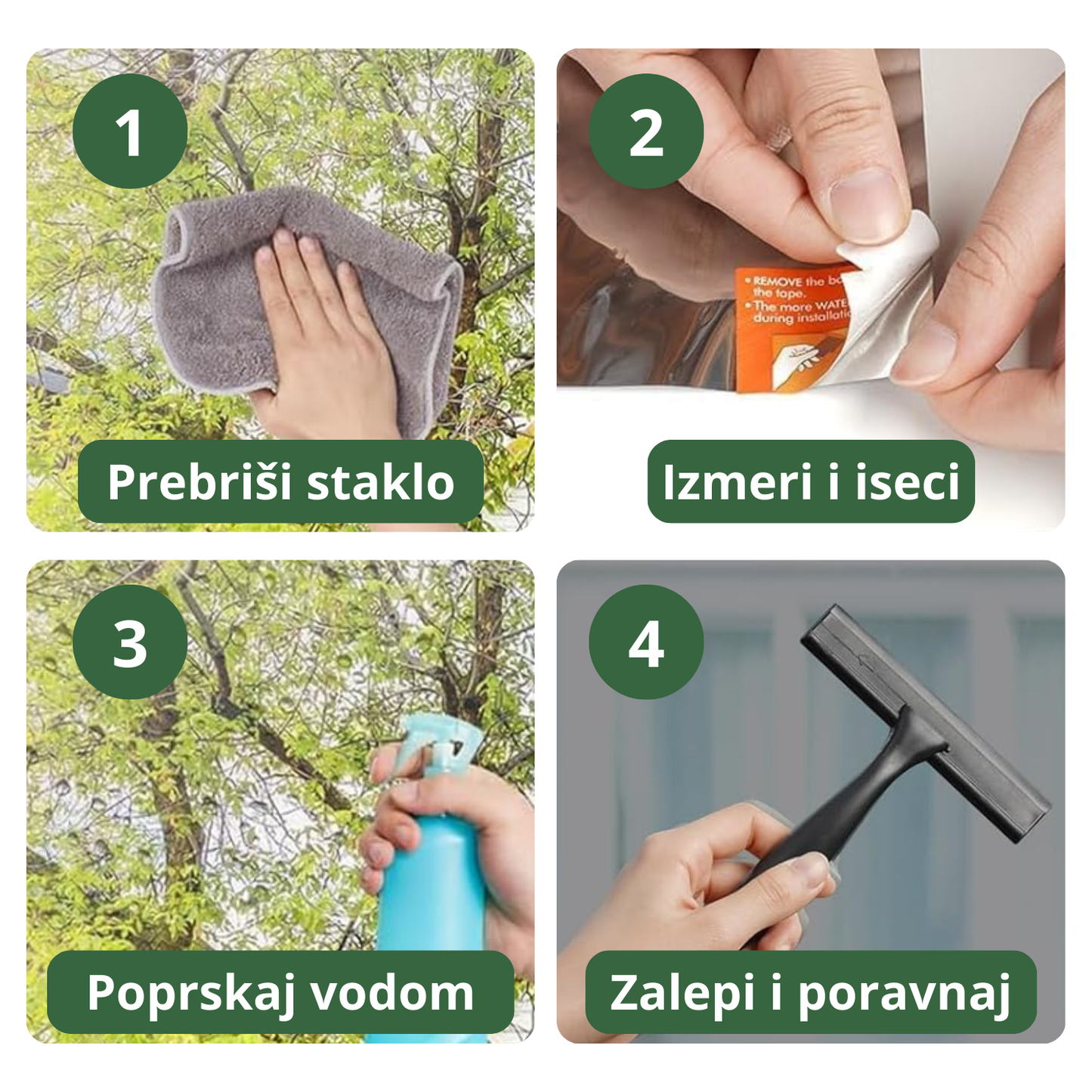 Uv reflektujuća folija za stakla