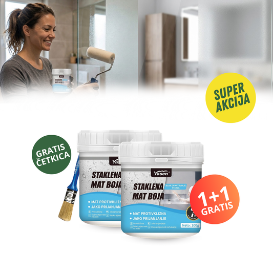 Durafix Mat - Premaz za matiranje stakla 1+1 Gratis