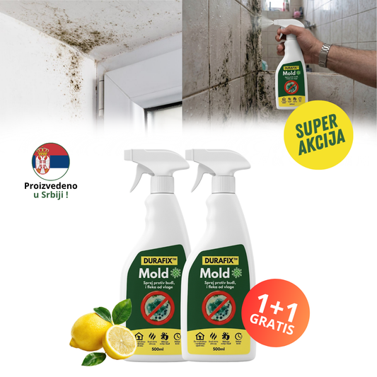 Durafix Mold - Sredstvo za uništavanje buđi i plesni (500ml+500ml)