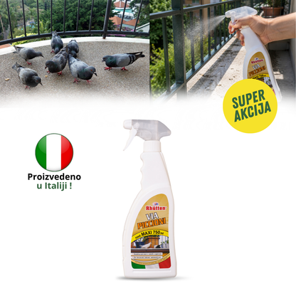 Sredstvo za Rasterivanje Golubova i Ostalih Ptica 750ml