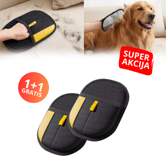PetGlove - 2u1 rukavica za skupljanje dlaka - 1 + 1 Gratis