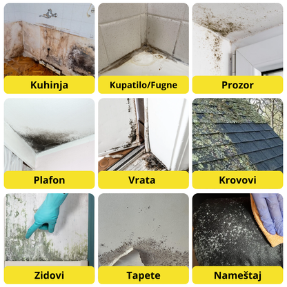 Durafix Mold - Sredstvo za uništavanje buđi i plesni (500ml+500ml)