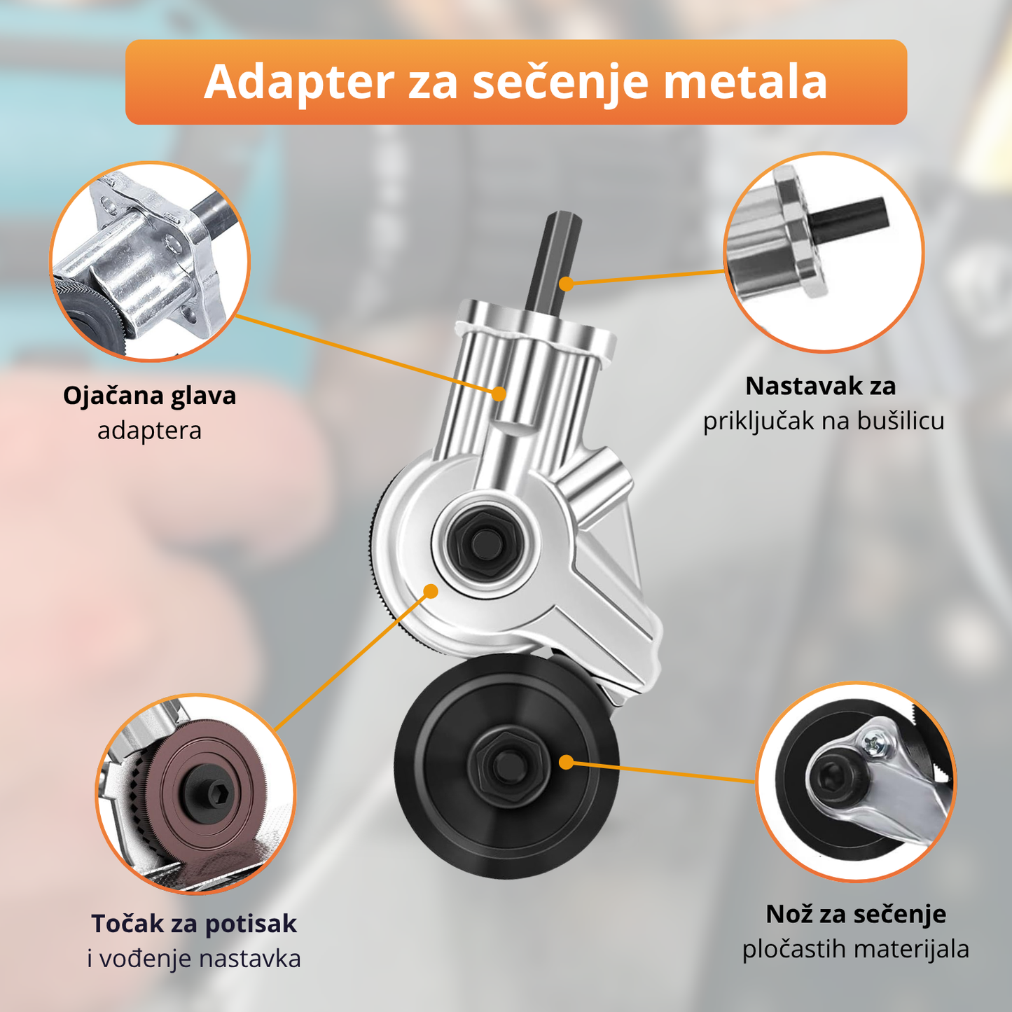 MetalPlus - Adapter za obradu pločastih metala i limova