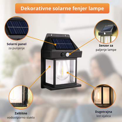 EcoGlow - Solarna fenjer lampa - 1+1 Gratis