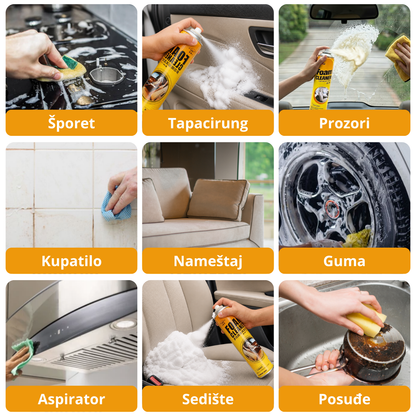 Magična pena za čišćenje + 2xMikrofiber krpe Gratis