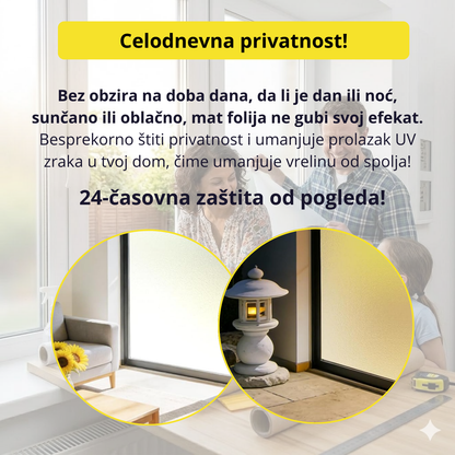 Mat Film - Folija za matiranje stakla 45x200cm