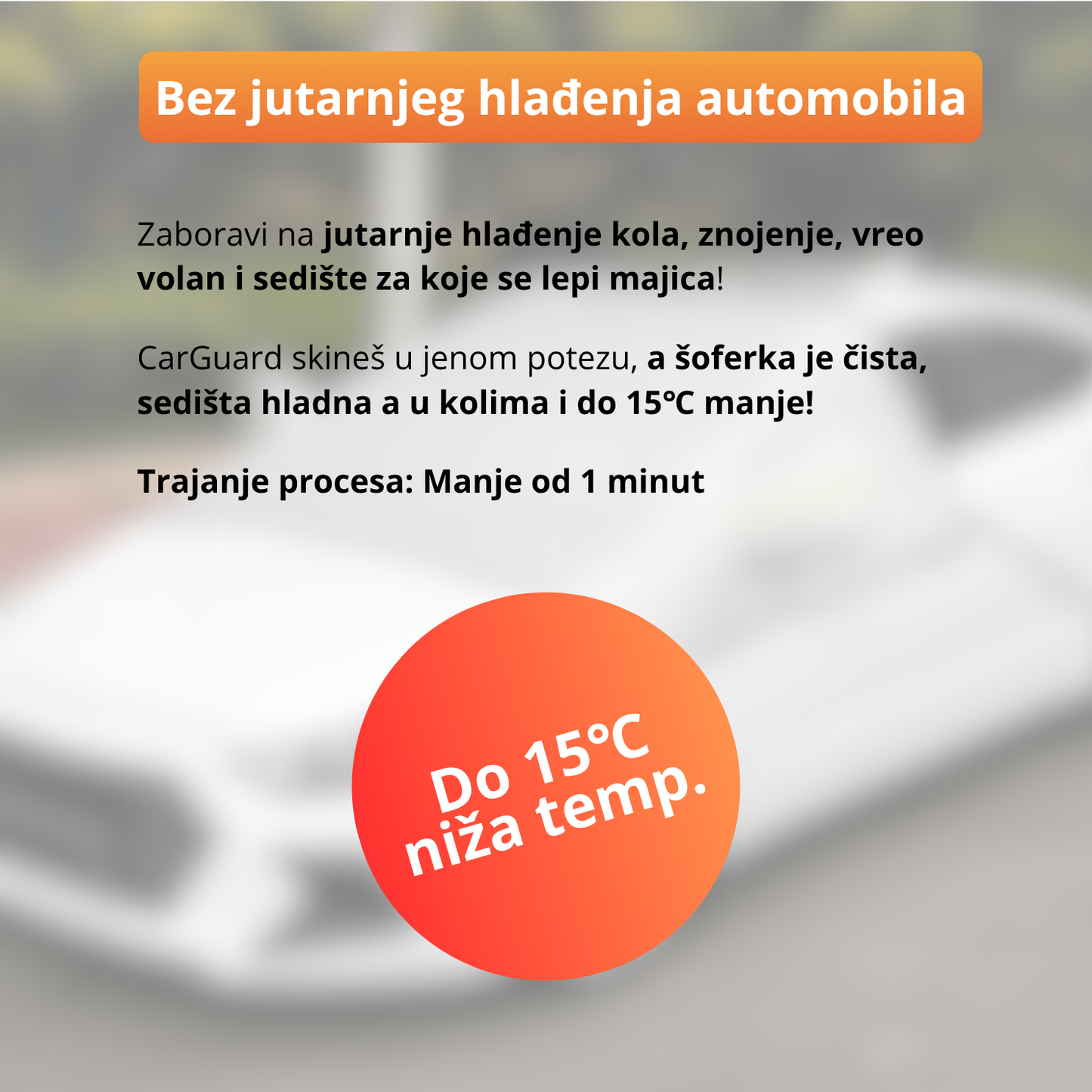 CarGuard - Reflektivna cerada za šoferku