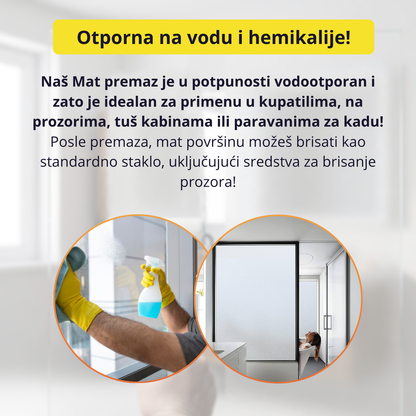 Durafix Mat - Premaz za matiranje stakla 1+1 Gratis