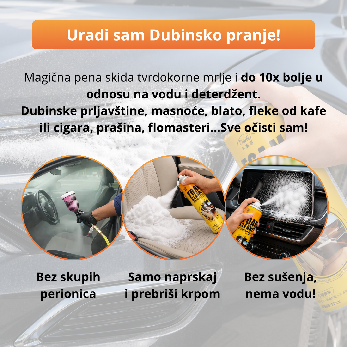Magična pena za čišćenje 650ml+650ml
