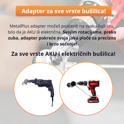 MetalPlus - Adapter za obradu pločastih metala i limova