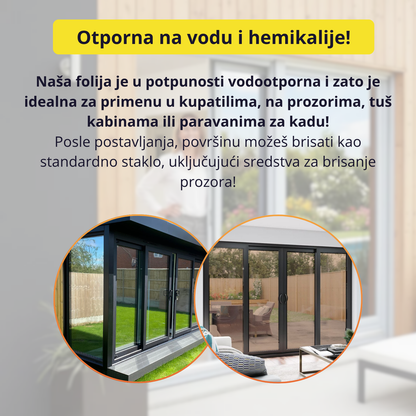 Uv reflektujuća folija za stakla