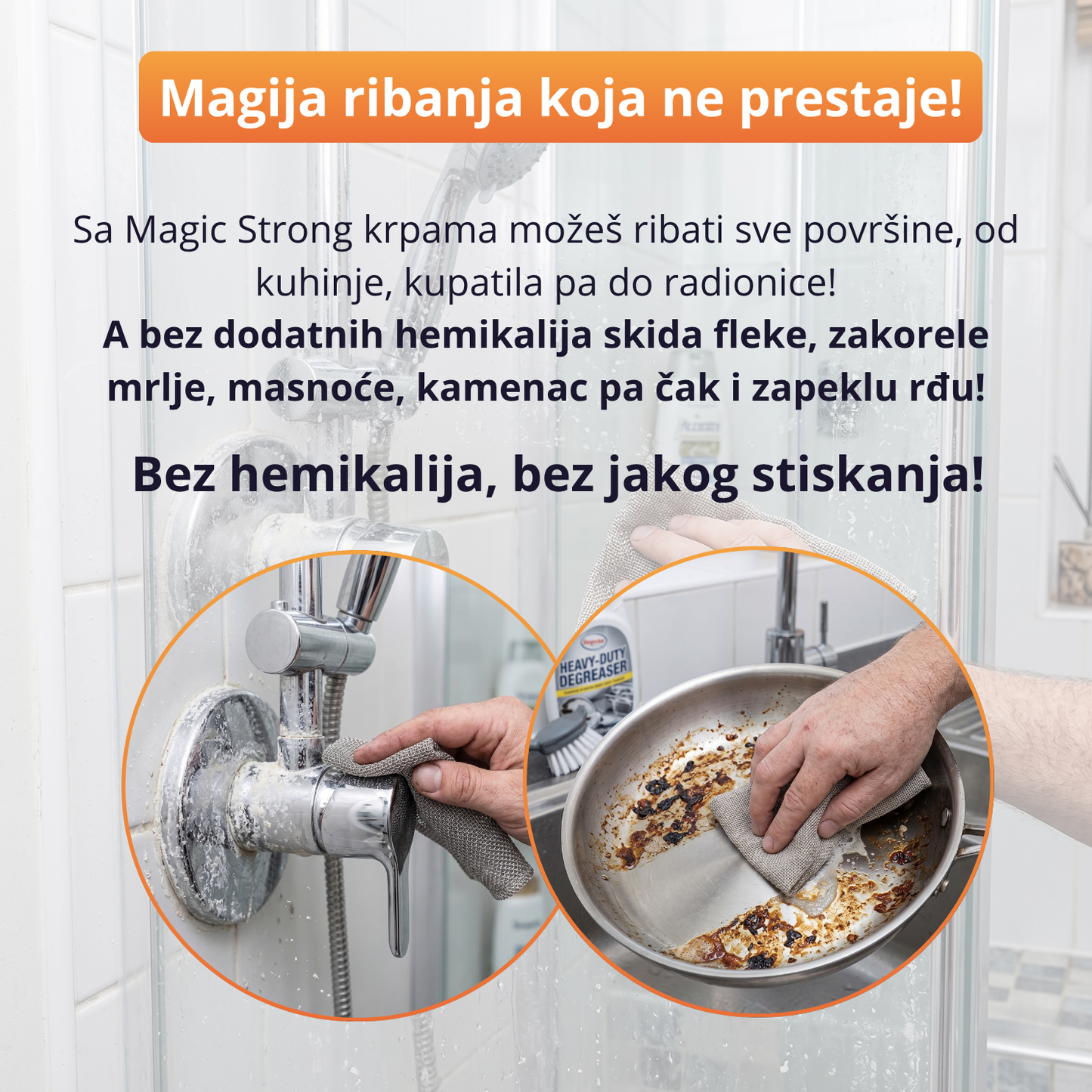 Magic Strong - Magične krpe za brzo uklanjanje svih mrlja