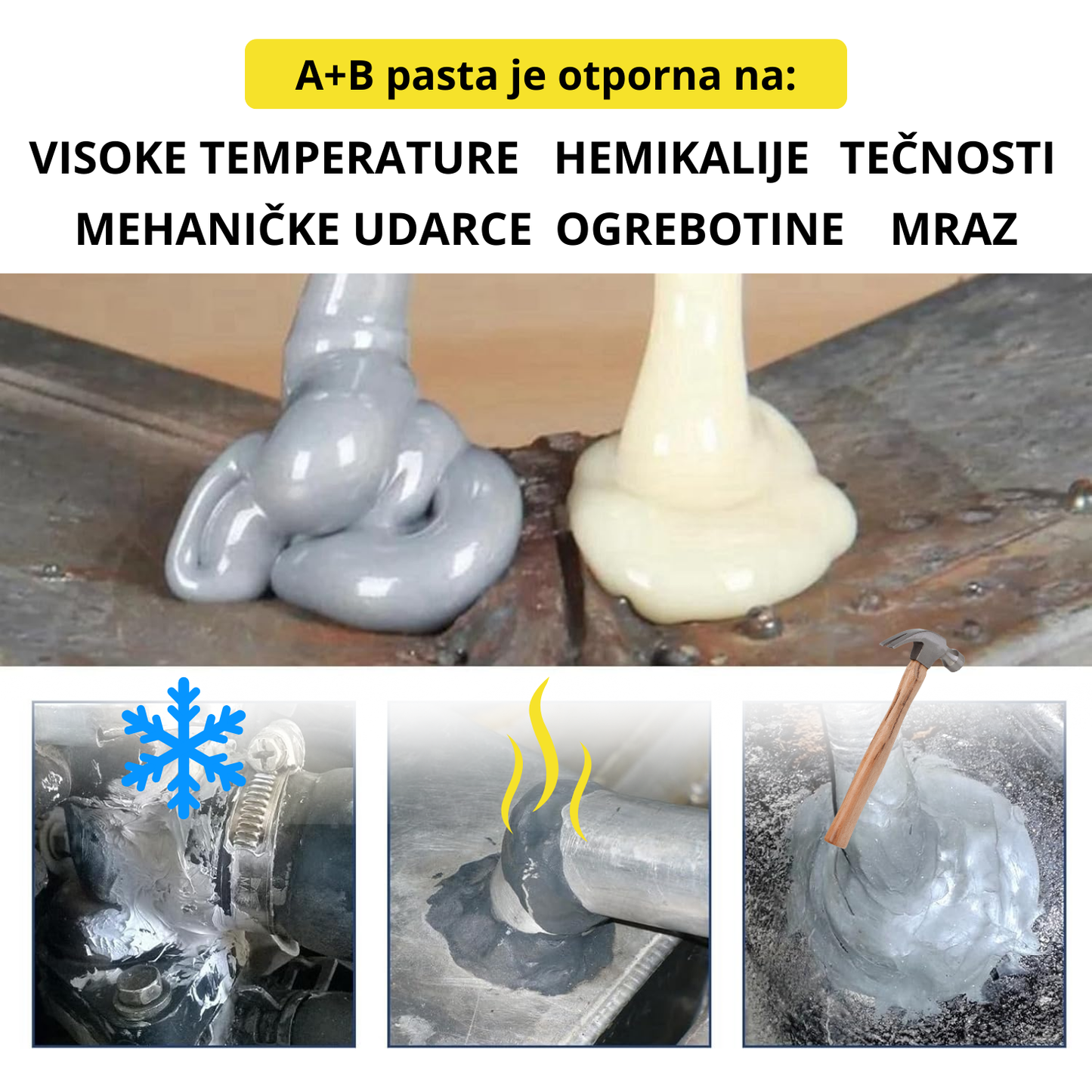 AB pasta za hladno zavarivanje