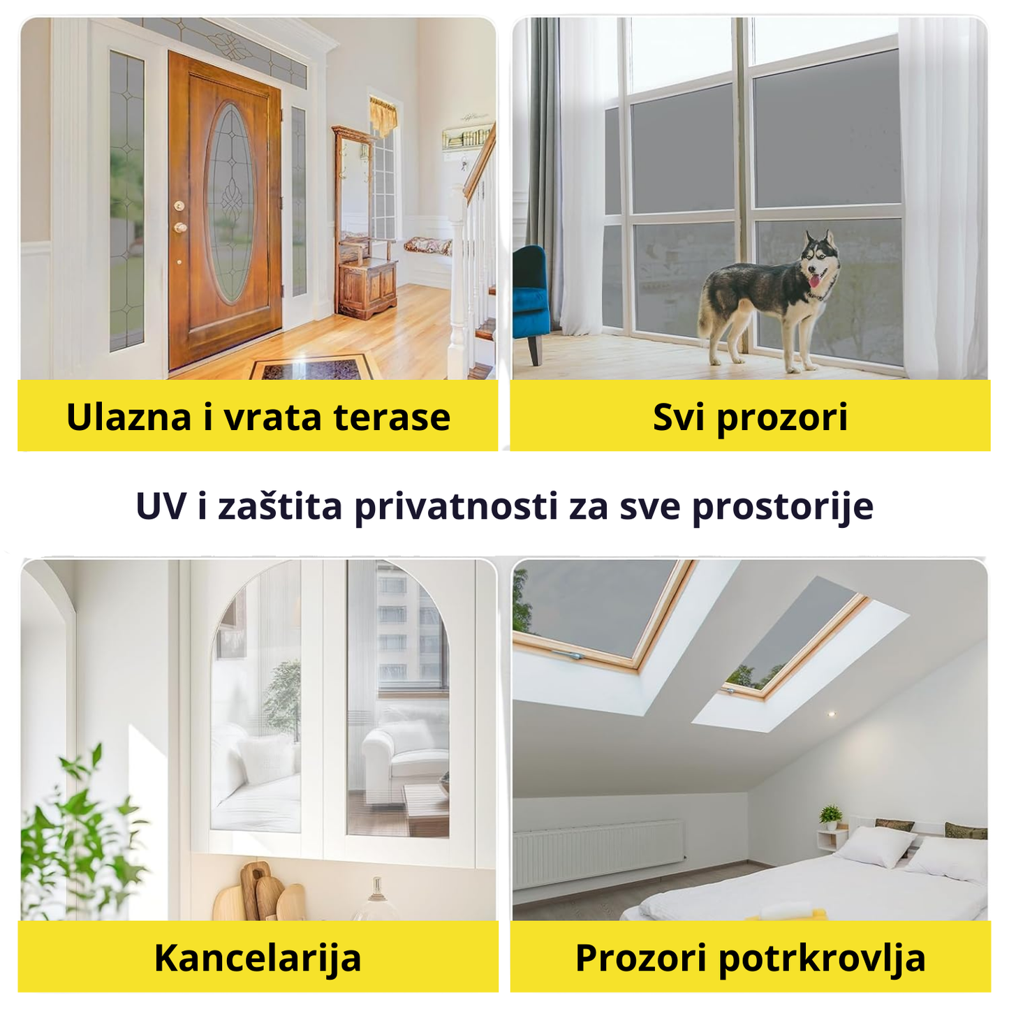 Uv reflektujuća folija za stakla