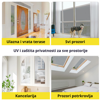 Uv reflektujuća folija za stakla