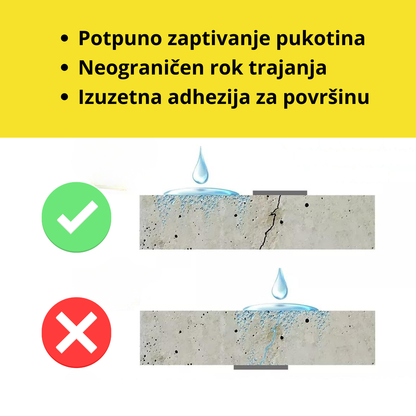 Butilska traka za zaptivanje pukotina - Ekstra jaka 5m