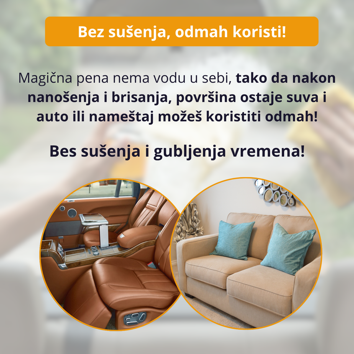 Magična pena za čišćenje + 2xMikrofiber krpe Gratis