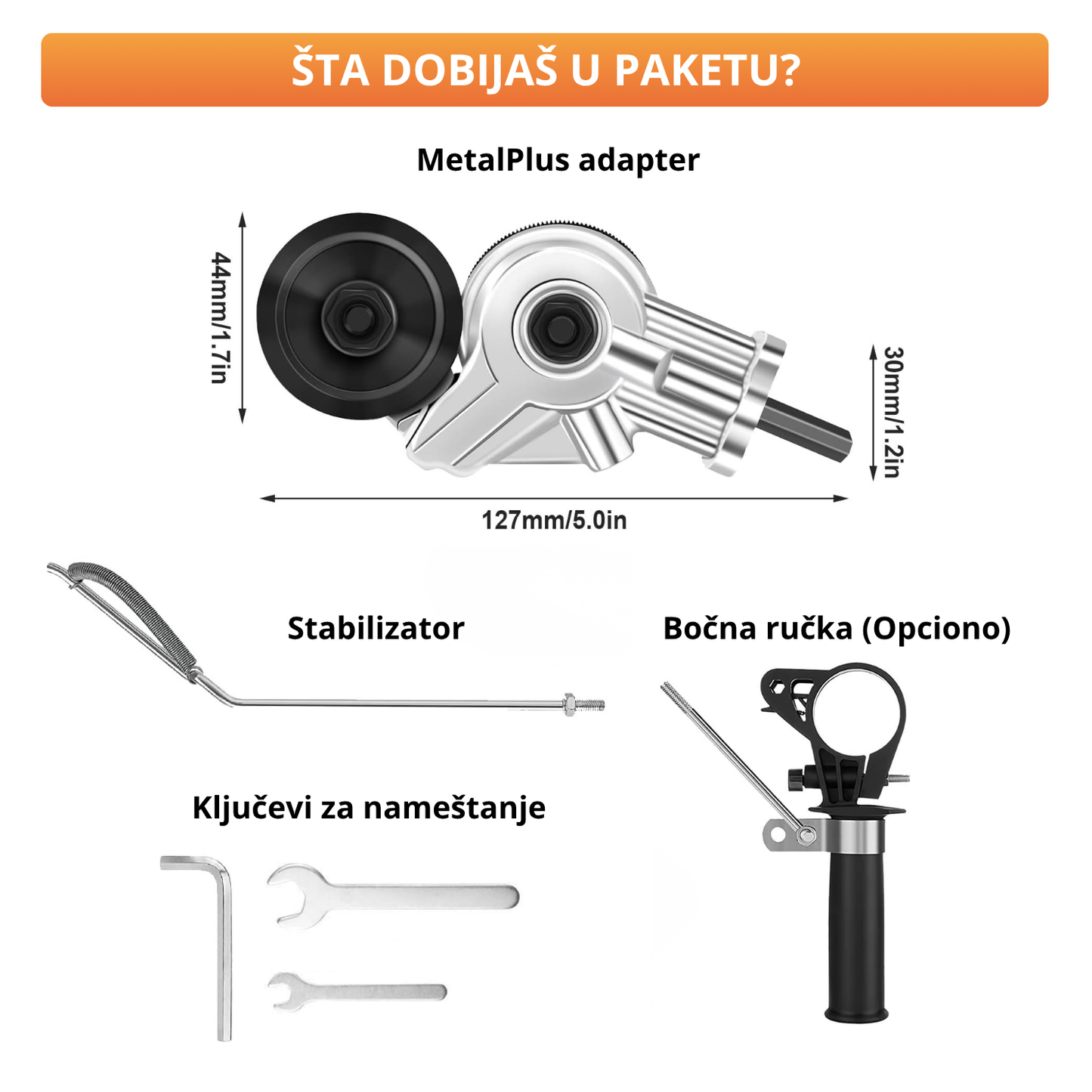 MetalPlus - Adapter za obradu pločastih metala i limova