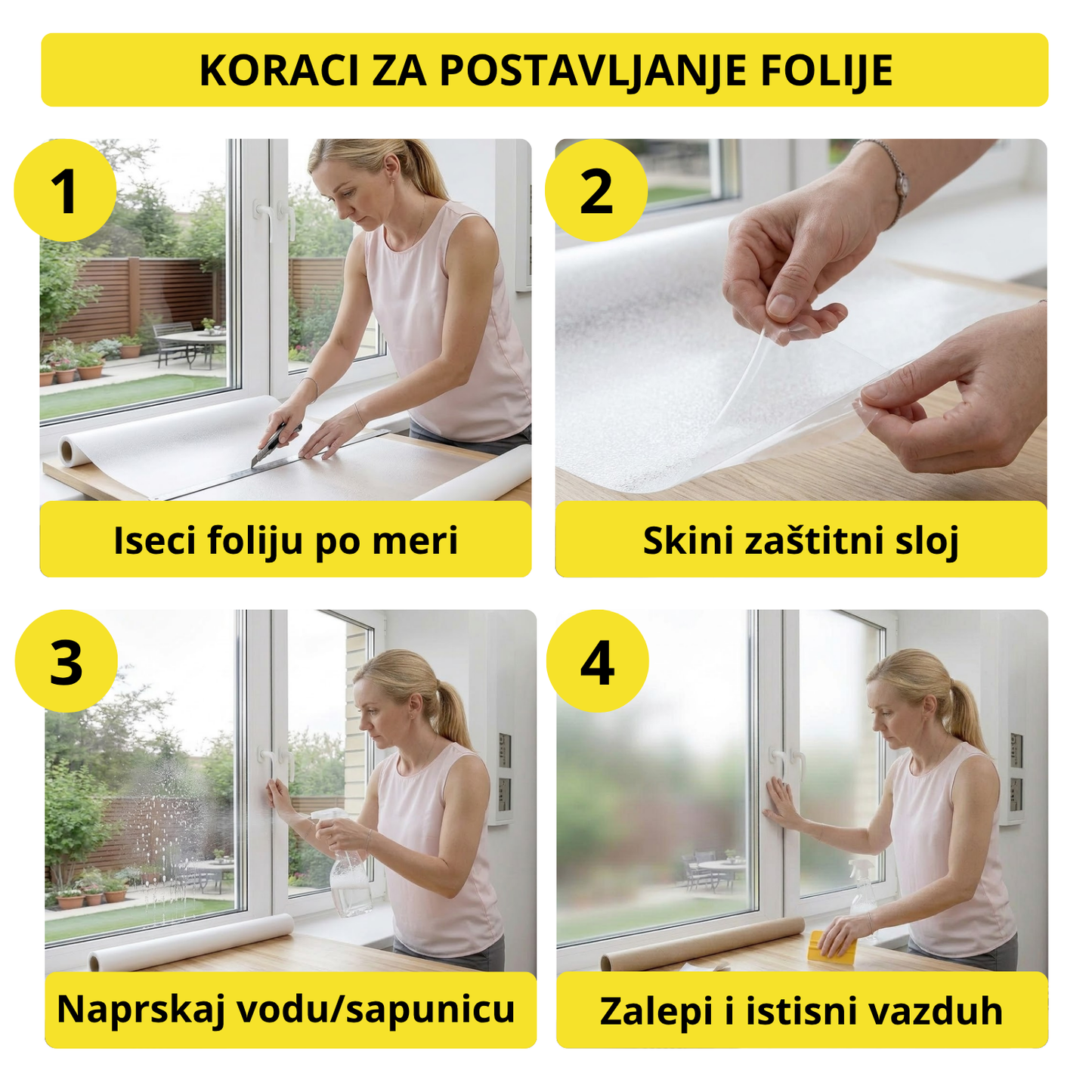 Mat Film - Folija za matiranje stakla 45x200cm