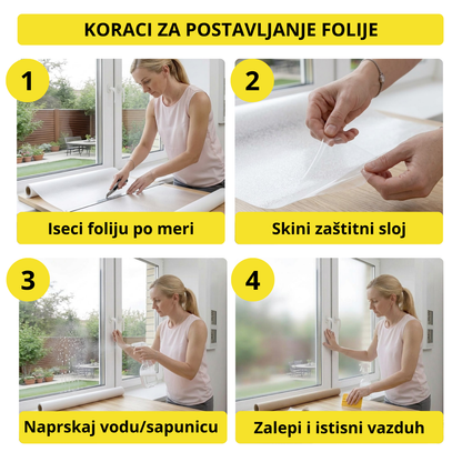 Mat Film - Folija za matiranje stakla 45x200cm