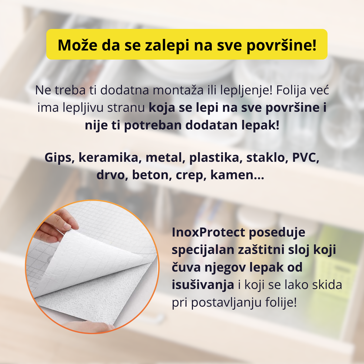 InoxProtect - 3u1 folija za zaštitu površina