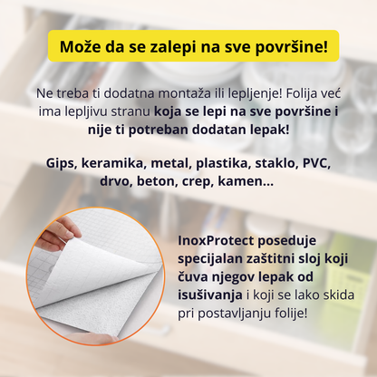 InoxProtect - 3u1 folija za zaštitu površina