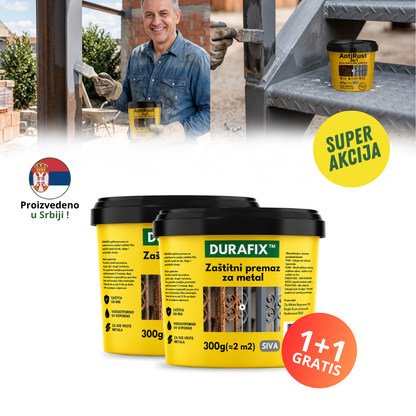 AntiRust - 3 u 1 boja protiv rđe i korozije (300g+300g)