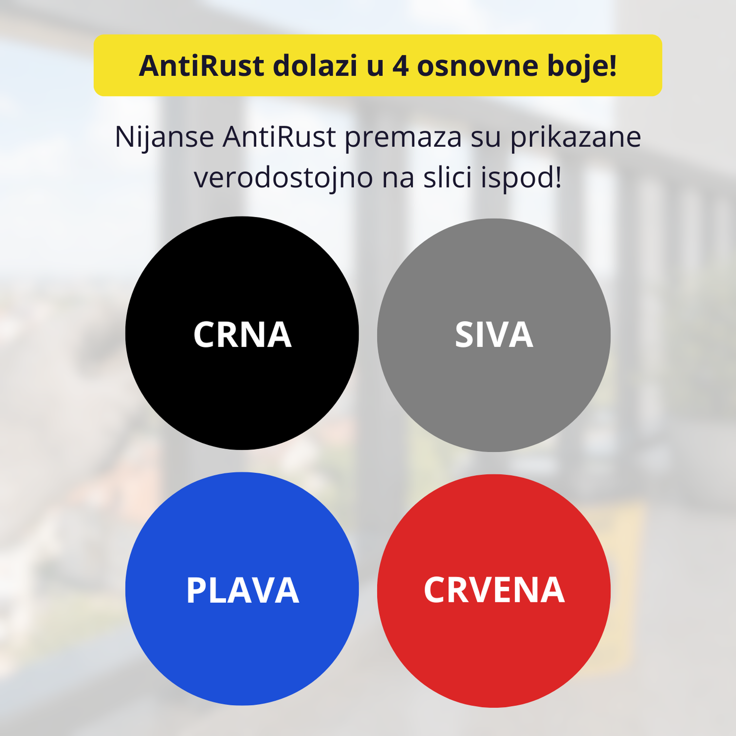 AntiRust - 3 u 1 boja protiv rđe i korozije - 1+1 Gratis