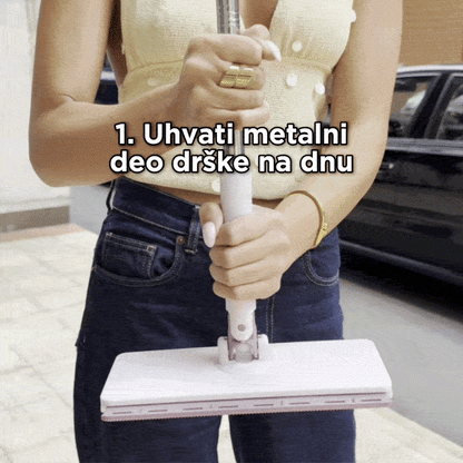 ClickMop - Mop za sve vrste krpa + 2 Mikrofiber krpe Gratis