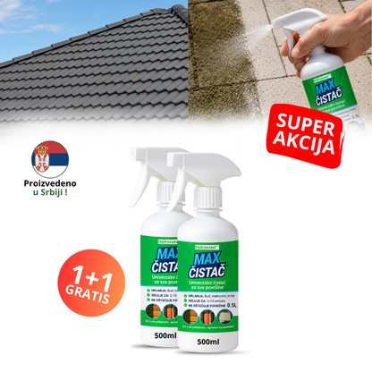 MaxClean - Sredstvo za čišćenje spoljašnjih površina - 1 + 1 Gratis